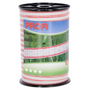 AKO Corral Profi Villanypásztor szalag, 200m, 20mm fehér/vörös 135934443 - Villanypásztor vezeték