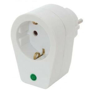 SOMOGYI Túlfeszültség védett hálózati aljzat NVT 1/WH