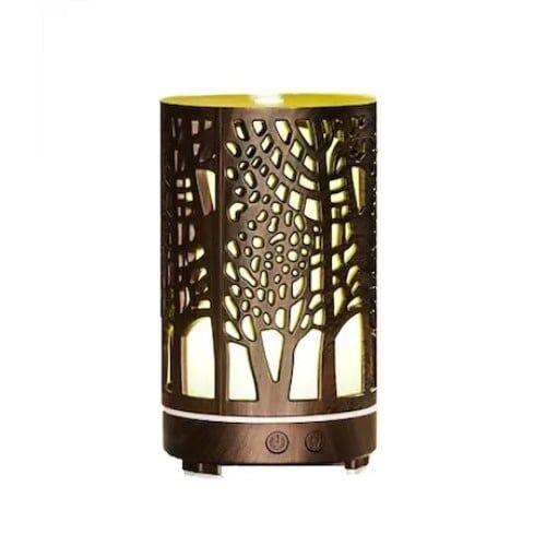 FOXMAG24 Fa Mintás Aroma Diffúzor és Légpárásító LED - Barna 141530571