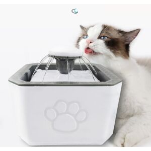 Elektromos Kisállat Itatókút - 2.5L, Dupla Szűrő, USB - Macska/Kutya