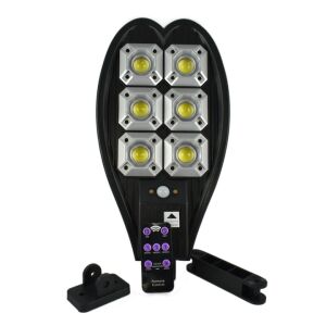 Lampă solară stradală cu telecomandă, senzor de mișcare și design rezistent la apă - Lămpi stradale