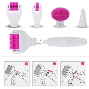 FOXMAG24 Dermaroller Szett - 6 az 1-ben - Arc-, Test-, Szemkörnyék Ápolás 145693251 - Arcmasszírozó