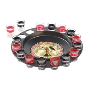 Shot Rulett Ivós Játék Piros és Fekete Shot Poharakkal - Felnőtt társasjáték