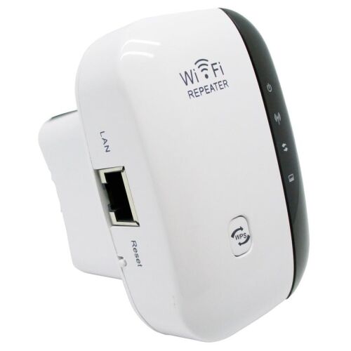 Wireless-N WiFi Repeater 300Mbps, 802.11 b/g/n, 2.4GHz WLAN, fehér, hálózati jel erősítő