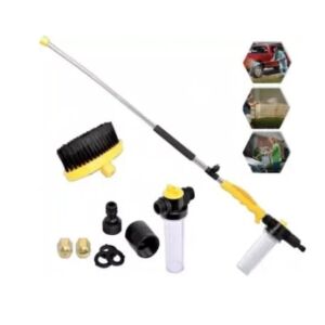 FOXMAG24 Пистолет за вода с високо налягане с четка и дозатор за сапун - Комплект за миене на автомобили - Миялна машина под високо налягане