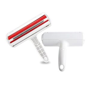 FoxMag24 Állatszőr Eltávolító Kefe - Ragadós Henger, 19.5cm - Fehér