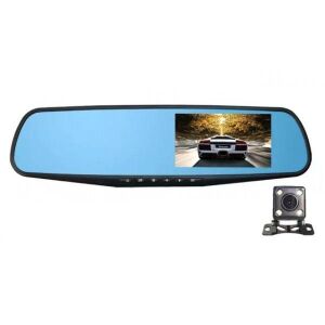 L9000-2 Autós Kamera Tükör - Kettős Kamera, Full HD, Éjjellátó