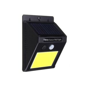 Соларна външна стенна лампа AND със сензор за движение на бял фон - Слънчев фенер