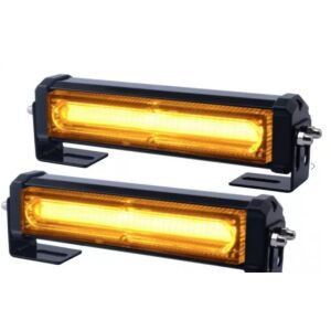 FOXMAG24 Sárga LED Figyelmeztető Lámpa Szett - 2 db, 36W, 9 Funkció