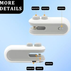 Hordozható Tasakzáró Vágóval - Élelmiszer Frissen Tartó