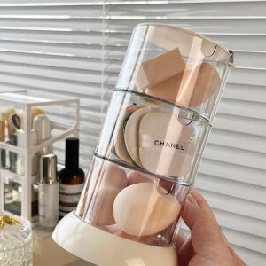 360°-ban forgatható kozmetikai szervező - 3 rekeszes, fehér 145691334 - Kozmetikai rendszerező