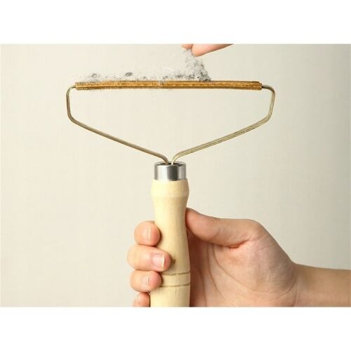 Fém Szöszeltávolító Kefe Fa Nyéllel - Állatszőr Eltávolító 141586896