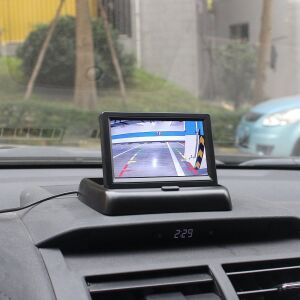 FOXMAG24 Autós Tolatómonitor - 4.3" TFT LCD, Összecsukható