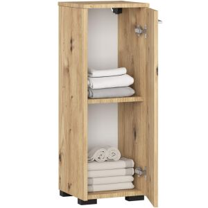 AKORD FIN S30 Fürdőszobai Állószekrény - 30cm, Artisan Tölgy