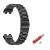 Fekete rozsdamentes acél szíj Huawei Band 8/9/10-hez, beállító eszközzel