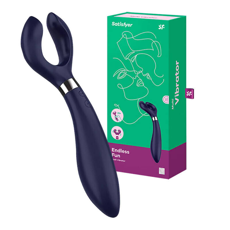 Páros vibrátor Satisfyer Endless Fun (kék)