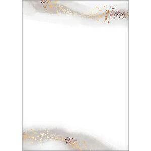 Előnyomott papír, kétoldalas, A4, 90 g, SIGEL, arany pöttyözés 135994333 - Előnyomott papír