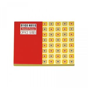 Jegyzettömb öntapadó, 40x50mm, 100lap, sárga 135995843 - Jegyzettömb