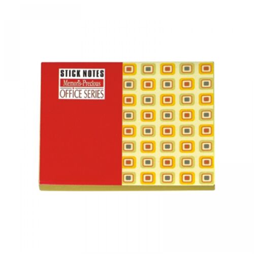 Jegyzettömb öntapadó, 40x50mm, 100lap, sárga 135995843