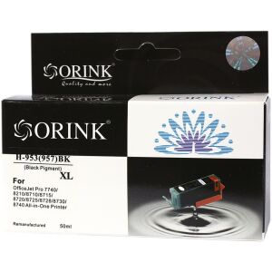 Utángyártott Hp 953XL/L0S70AE tintapatron black ORINK 135997567 - Orink