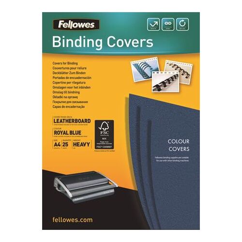 Hátlap, A4, 250 g, matt, FELLOWES "Delta", királykék, 25 db 135999205
