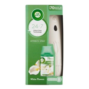 Légfrissítő készülék utántöltővel 250 ml AirWick Freshmatic Frézia&amp;Jázmin 136001973 - Légfrissítő