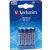 VERBATIM BATTERY AAA (R3), 1,5V alkaline, 4 szt., "49920" (zielony znaczek 0,32 lei) 136005343