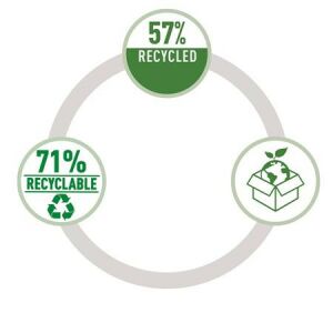 Doboz, szövet borítású, L méret, LEITZ "Fabric", sötétszürke 136005503 - Gardrób rendszerező