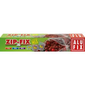 Cipzáras zacskó, 1 l, 3 l, 6 l, ALUFIX "Zipp Fix" 136006080 - Ételtárolás