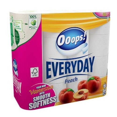 Toalettpapír, 3 rétegű, kistekercses, 32 tekercs, OOOPS "Everyday" 136006504