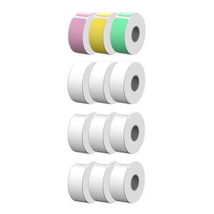 KODAK M50 Etikettenrollen, 12 Rollen (3 farbig, 9 weiß) - Kodak