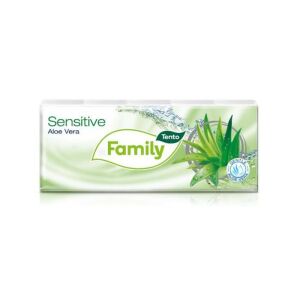 Papír zsebkendő, 3 rétegű, 10x10 db, TENTO "Family", aloe vera 136006850 - Tento