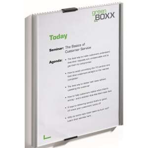 DURABLE Türschild A4 Info Sign 210x297mm metallic silber 72012889 - Informationstafel