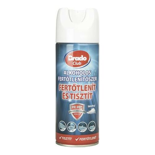 Fertőtlenítő spray, 400 ml, BRADOCLUB, neutral