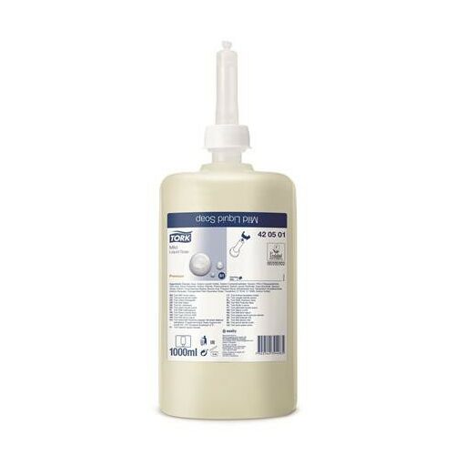 Folyékony szappan, 1 l, S1 rendszer, TORK "Enyhén illatosított", világossárga 136012992