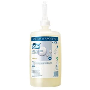 Folyékony szappan, 1 l, S1 rendszer, TORK "Kézmosására", átlátszó 136013222 - Tork
