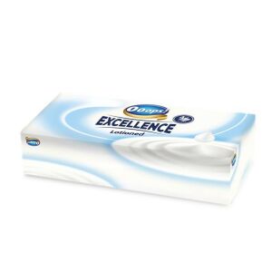 Papír zsebkendő, dobozos, 4 rétegű, 80 db, OOOPS "Excellence Lotioned" 136018312 - Oops