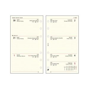 Kalendárium betét, tervező, heti, "M", SATURNUS, chamois 2025 136018393 - Naptár