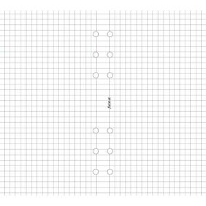 Kalendárium betét, jegyzetlap, personal méret, kockás, FILOFAX, fehér 136019500 - Iratfűző kellék