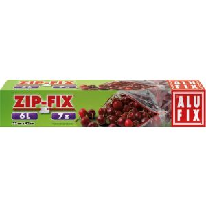Cipzáras zacskó, 6 l, ALUFIX "Zipp Fix" 136020984 - Alufix