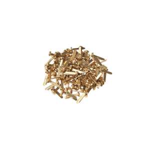 Miltonkapocs 25mm, 100 db bluering, gold metal fasteners for binding documents and bags - BlueRing