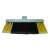 Giulia plastic broom head with black and yellow bristles
