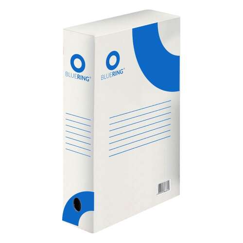 Bluering A4 archiváló doboz 100mm gerinccel, fehér karton