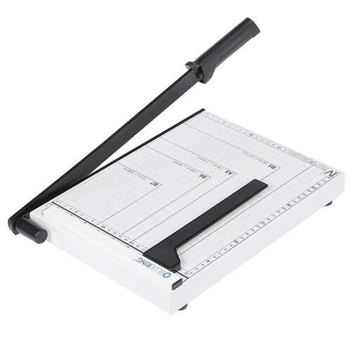 Bluering A4 paper cutter, 15 sheets capacity, metal base, black handle