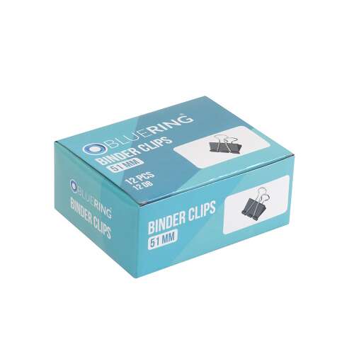Binder Clips 51mm, 12 Stück/Karton, bluering®