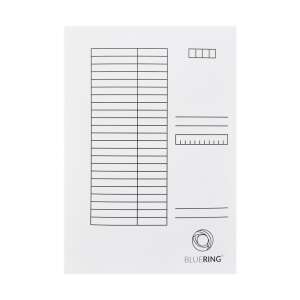 Binders, slipcase a4, 230g. cardboard tabular bluering® white