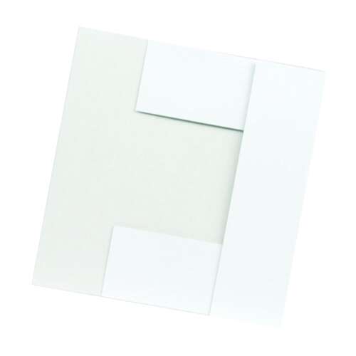 Iratgyűjtő, pólyás dosszié a4, 230g. karton táblázatos bluering® fehér