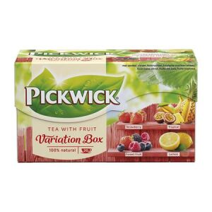 Fekete tea, 20x1,5 g, PICKWICK "Variációk Piros", eper, trópusi gyümölcs, erdei gyümölcs, citrom 136029508 - PICKWICK
