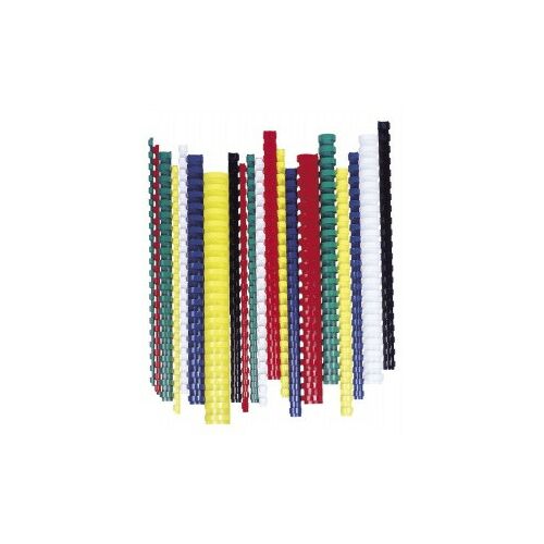 Spirál, műanyag, 32 mm, 241-280 lap, FELLOWES, 50 db, fekete 136029522