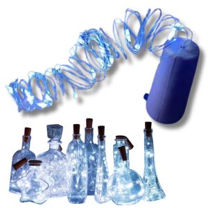 LED fényfüzér dugóval 20LED/2m - hideg fény 145481476 - Fényfüzér